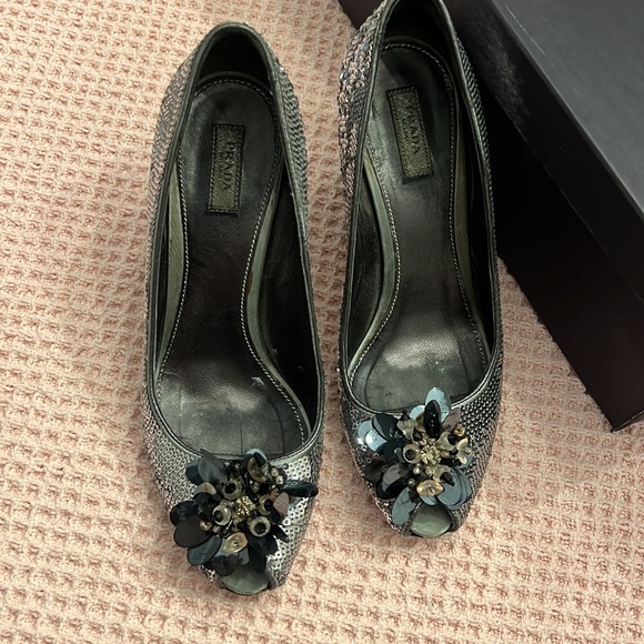 Prada Sparkly Heels - Picture 2 of 10